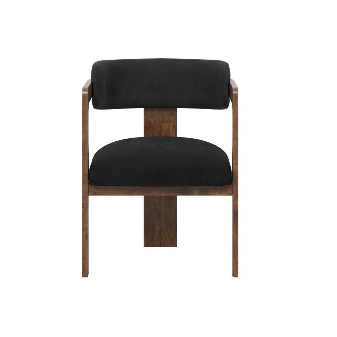 Mai Dining Chair Black/Walnut